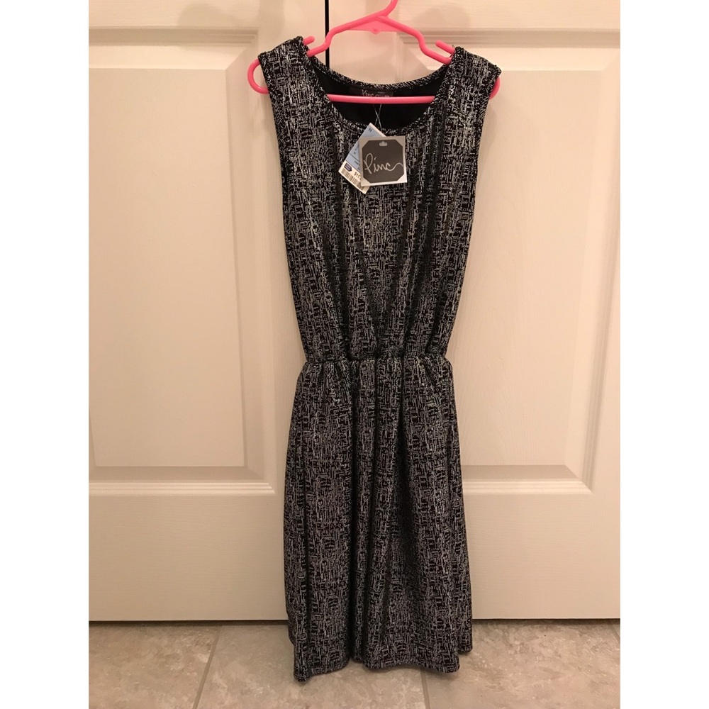 Black and silver dress